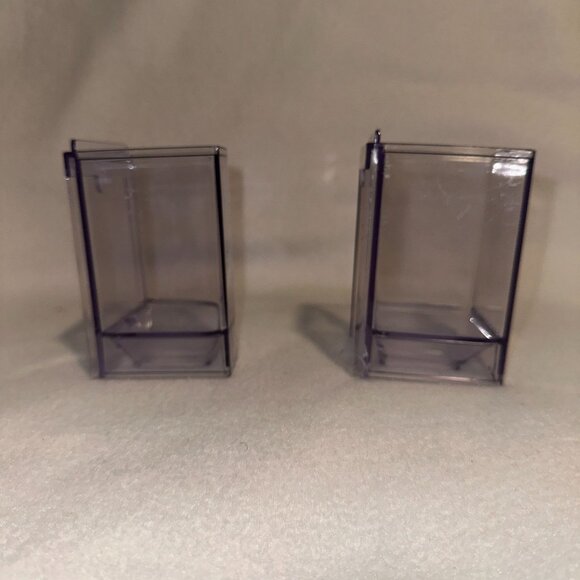 Cuisinart ICE-48 Set of 2 Topping Containers Clear Gray Replacement Parts - Picture 3 of 7